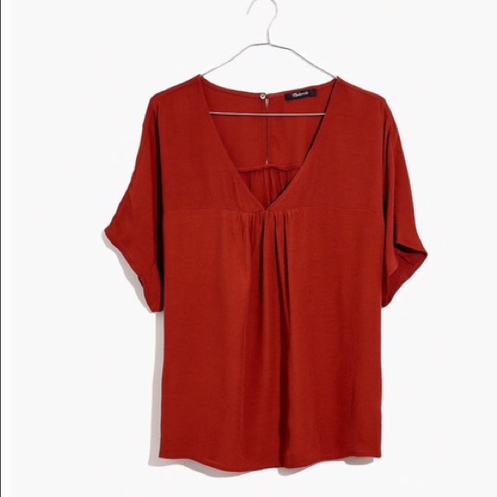 MADEWELL Rhyme Top Mahogany